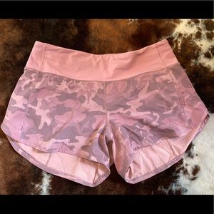 Pink Camo Lululemon Shorts